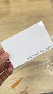 125Khz RFID White Card 5pcs/10pcs/100pcs ID White Thick 125KHz TK4100 Keyfobs RFID Waterproof Key Tag Keychain Card