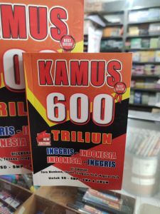 Kamus Bahasa Inggris 600 Triliun Besar A5 Kecil A6.