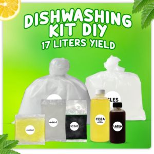 Dishwashing liquid kit set and set ingredients dishwashing kit package DIY liquid dishwashing dishwashing liquid kit set