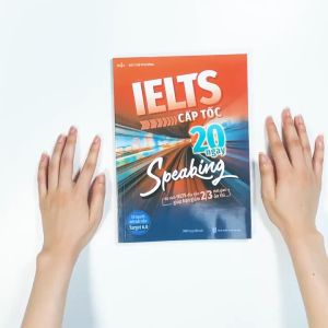 Sách IELTS cấp tốc - 20 ngày Speaking (Bộ sách đầu tiên giúp giảm 2/3 thời gian ôn thi) - Megabook