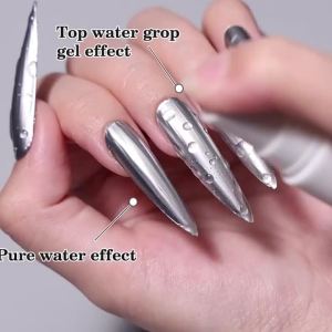 1/2Pcs Summer Clear Water Droplet Gel Nail Polish 3D Waterdrop Drop Bubble Effect Nails Gel Polish Soak Off UV Manicure Varnish
