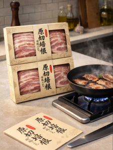 No Additives Pork Bacon for Kids Breakfast Independent Packaging