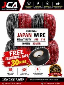AUTOMOTIVE JAPAN ELECTRICAL PURE COPPER WIRE#14 #18 #16 (5M 10M & 30M)