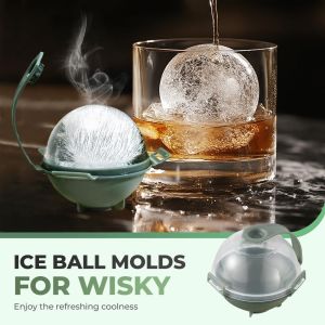 5Pcs Round Ice Makers Quick Freezing Ice Ball Mold Reusable Plastic DIY Moulds Refrigerator Kitchen Tools