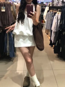 SENWA | 2026 New White Off-Shoulder Top and Bodycon Skirt Set