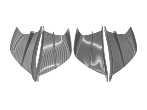 🔥🔥Universal Motorcycle Winglet Aerodynamic Side Wing Fin Spoiler For Yamaha YZF R1 R25 Kawasaki Ninja