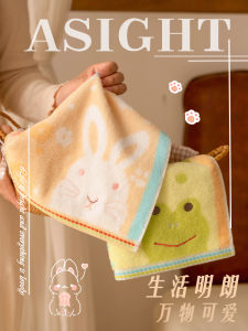 ผ้าเช็ดหน้าเด็กผ้าฝ้ายแท้ ผ้าเช็ดหน้าแบบสี่เหลี่ยมสำหรับใช้ในบ้าน ผ้าเช็ดมือแบบนุ่ม ดูดซับน้ำได้ดี ผ้าเช็ดมือแบบใหม่ ผ้าเช็ดหน้าสำหรับเด็ก