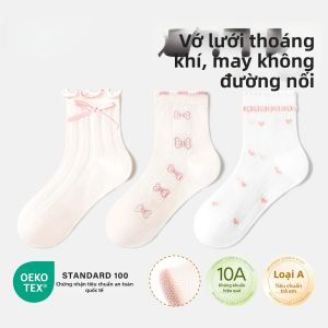 Vớ Mỏng Lưới Cấp A Cho Bé Gái Mùa Xuân Hè
