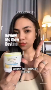 MS GLOW BODY LOTION DOSTING - WHITE FORTE - 250 GR | Kandungan Niacinamide  yang Membantu untuk Mencerahkan Kulit Secara Maksimal - Mampu Menenangkan Kulit Sensitif dan Menghidrasi Kulit - Antioksidan Melawan Rdikal Bebas dan Efek Buruk Sinar Matahari
