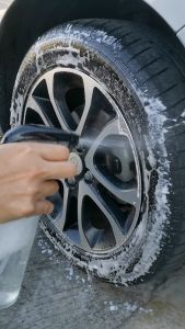 Foam & Mist Spray Bottle (500ml) 2in1 Foaming and Misting Trigger Sprayer Bottle (Transparent PET White PE Bottle)