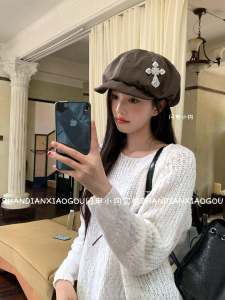 Original Punk Octagonal Hat: A Women's Face Slimming Cloud Cap Street Style Beret
