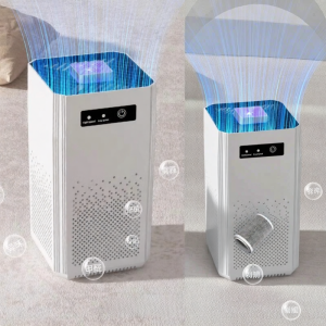 Indoor Negative Ion Air Purifier Small Home Use Pet Hair Dust Removal Deodorizer Fume Eliminator HEPA Filter Efficient Cleaner