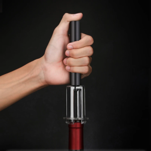 Air Pressure Corkscrew Kitchen Gadgets Portable Safe Wine Bottle Opener Stainless Steel Pin Type Air Pump Cork Remover Bar Tools