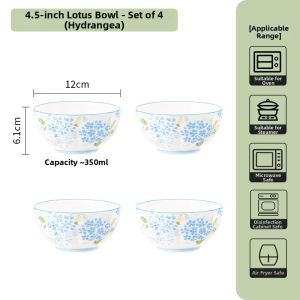 Gorgeous Underglaze Multi-colored Ceramic Bowls
