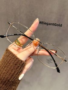 PATU | Gold Wire Frames Male Prescription Glasses Anti Blue Light