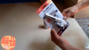 P PMC Khò Gas Mini Tự Động Đánh Lửa Flame Gun Đầu Khò Gas Chuyên Dụng- Núm điều Chỉnh Nhiệt 1400 độ C