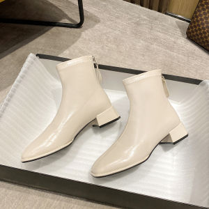 XIANNIWEI | British Style Womens Chelsea Boots Chunky Heel Ankle Boot