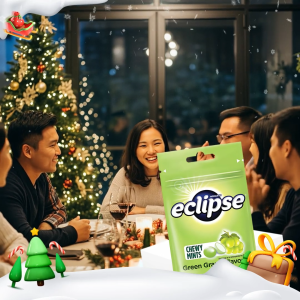 Eclipse Chewy Mints Green Grape Bag 45g Chewy Candy / Fruity