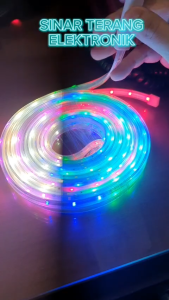 Nikimura Lampu LED strip RGB Gratis Socket 10 yard 48 SMD