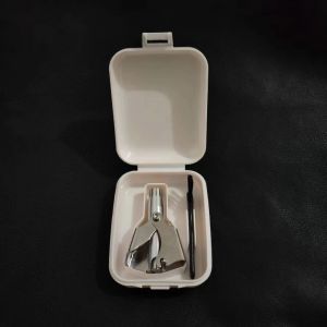 Máy Tỉa Lông Mũi Inox Không Gỉ Đầu Tròn Không Dùng Pin Có Thể Rửa Sạch