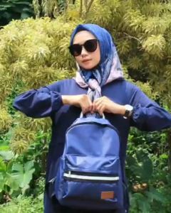 Vinesha Vanilla Tas Ransel Wanita Backpack Gemblok Fashion