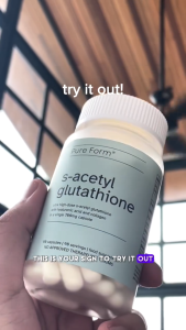 BUY 2 TAKE 1 PURE FORM S-Acetyl Glutathione Skin Whitening 90 Capsules Hyaluronic Acid Collagen