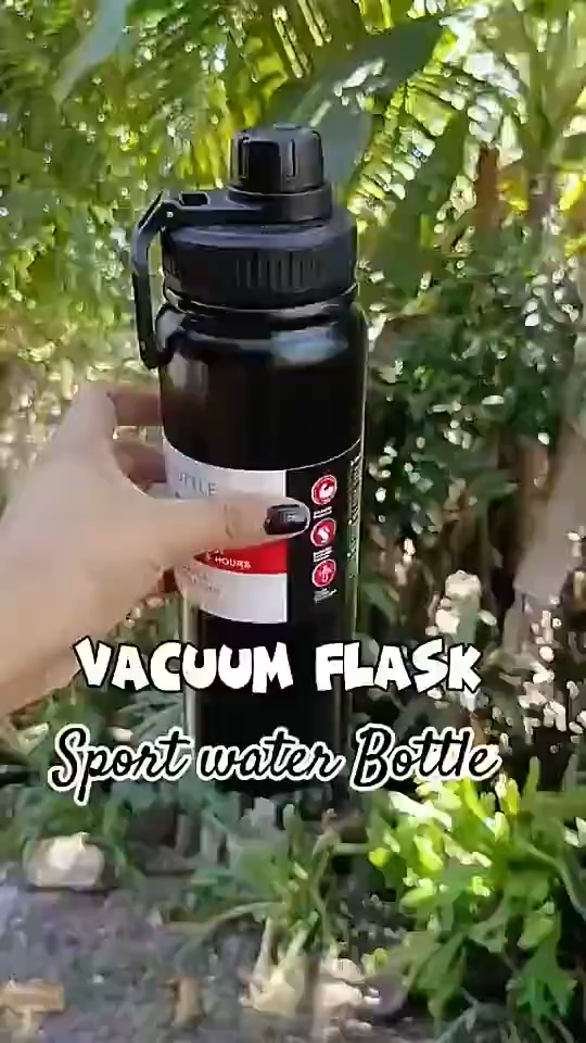 600ml/800ml/1000ml Stainless Steel Vacuum Thermos Cup Home Office Coffee Tea Thermal Water Bottle Thermal Mug Out