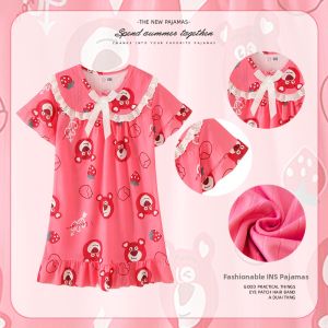 Tagkita | New Girls Sleepwear Short Sleeve Lightweight Cotton
