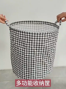 【SG Inventory】Foldable storage basket fabric bathroom laundry basket toy clothing storage basket storage bucket laundry basket