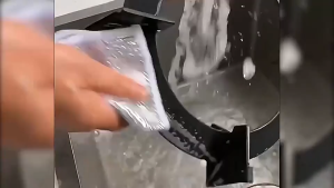 Span Cuci Dawai Keluli 1 Pcs Wire Dishwashing Cloth Universal Faucet Gas Stove Pot Washing Scouring Pad Reusable Non Stick Oil Dishcloth