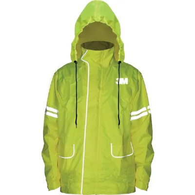 3M 2022 Scotchlite Motorcycle Raincoat with Detachable Hoddie (Reflective Material)+Trousers (Waterproof) Free Bag