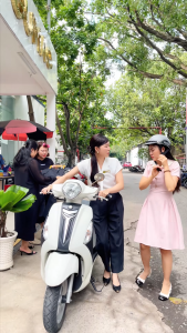 [MUA 2 GIẢM 25K] Quần tây nữ baggy chiết ly nút vân vải cotton lạnh mềm mát công sở thời trang GUMAC QF06009