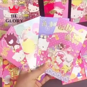 6PCS Cute Cartoon Angpau Packet 2025 CNY Snake Red Packet Red Envelope 新年紅包封蛇年紅包