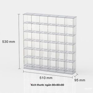 Tủ Hiển Thị Bóng Chày Acrylic Chống Bụi Treo Tường