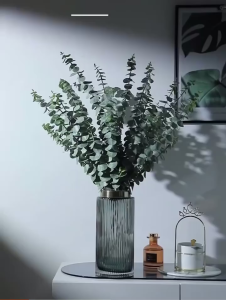 10PCS Artificial Eucalyptus Leaves Luster Fake Plant Home Party Decoration Simulation Leaves