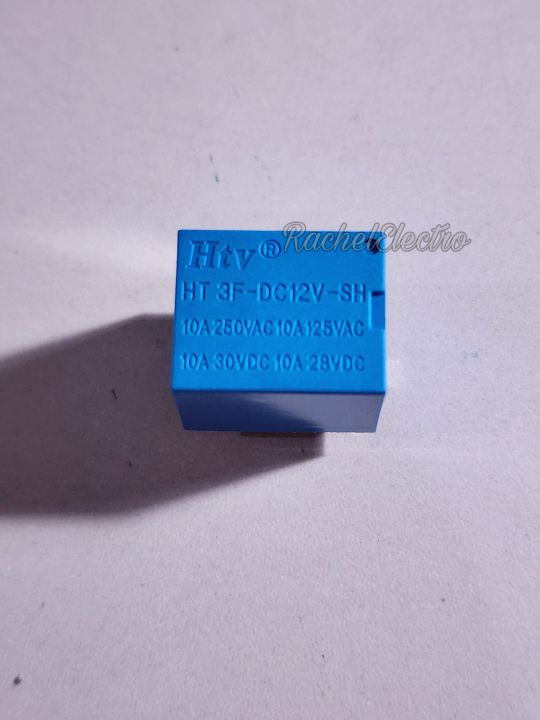 Relay 5P 10A 250V HTV Biru Rile 5 Pin 10 Amper Relai 250V Blue Relay ...