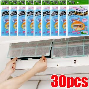 20Pcs Air Conditioner Filter Papers / Air Conditioner Outlet Filter Net / Cuttable Fine Filter Screen Purification / Household Cleaning Dust Cover for Cooler