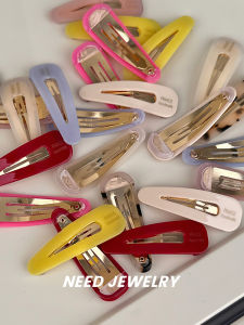 France Gold Standard Water Drop BB Clip Sweet Young Adult Bangs Broken Hair Small Side Clip Acetate Hairpin Headdress