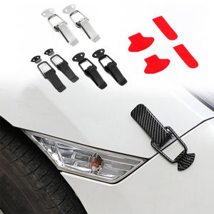 Universal Cars Accessaries 2Pcs Fastener Clip Alloy Mount Hood Pin Bonnet Lock Kit Tunning Lock Kit Down Hood Lock Latch Pins