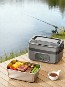 vvu&cco | Outdoor Self-heating Portable Timer Insulation USB Charging Lunch Box