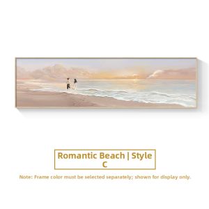 Sunrise Seaside Romantic Bedroom Decor Painting