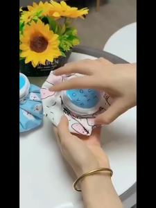 Cartoon water injection cold compress bag Sprain physiotherapy cooling fabric ice bag Outdoor portable foldable cold compress ic