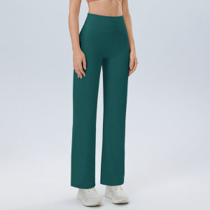 Casual Wide Leg Yoga Pants High Waist Adjustable Summer