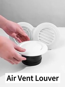125/150mm Round Vents Cover Adjustable Wall Interior Vent ABS Ventilation Grille Vent Cover for Bathroom Office Kitchen