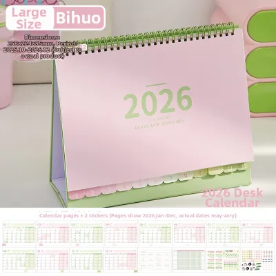 Study and Work Planning Calendar Reminder Desk Display