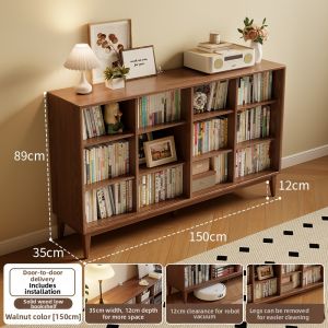 DONGMU | Glass-Door Dustproof Bookshelf