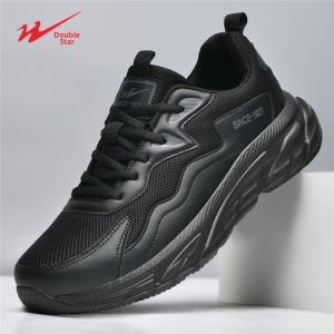 DOUBLE STAR | Breathable Slip-Resistant Soft Soled Mens Running Shoes