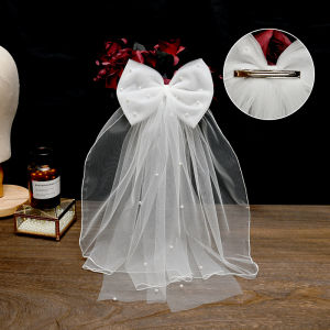 Get a Certificate and Shoot Mori Style Proposal Registration Hair Accessories Small Veil