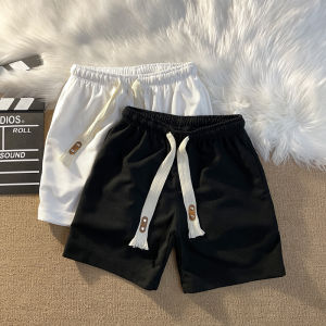 Casual Lightweight Beach Vacation Shorts Mens Summer Sporty Couples Four-Fold Briefs Straight Leg Polyester Elastic Fiber