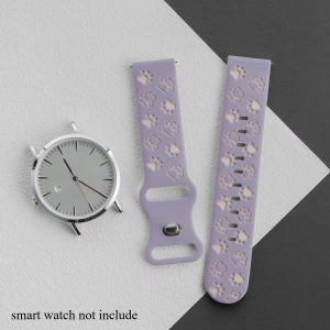 20mm Dog Paw Strap for Samsung Galaxy 7/6/5/4 Classic/46mm/43mm/5Pro Silicone Band for Huami for Amazfit GTS 4/3 Correa Bracelet